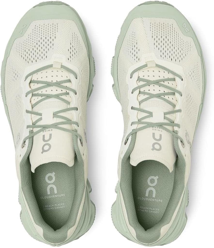 ON WOMEN CLOUDVENTURE Sneakers White / Moss