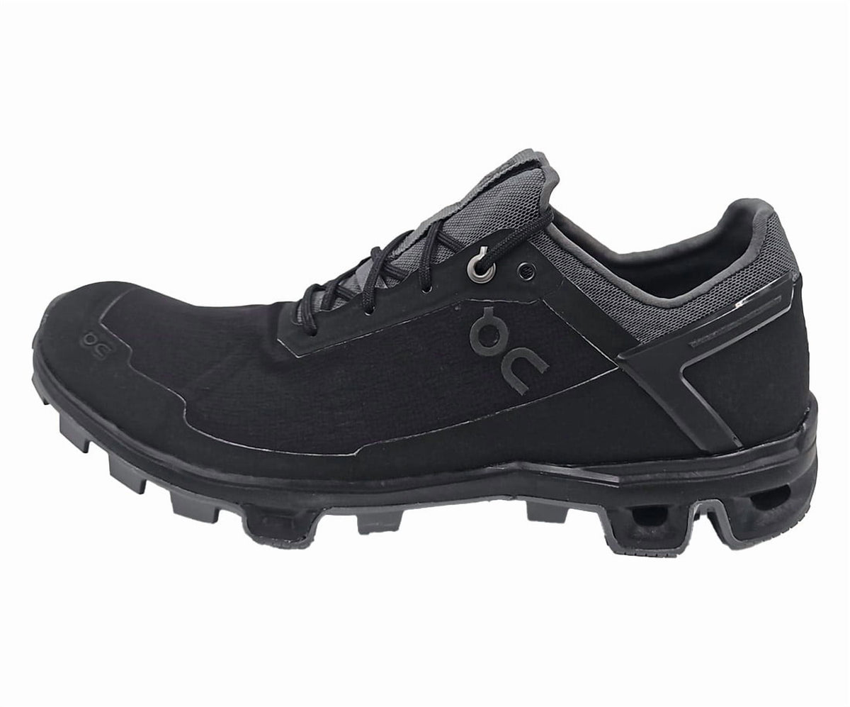 ON Cloudventure Peak 2 Womens Shoes Size 9, Color: Black/Rock