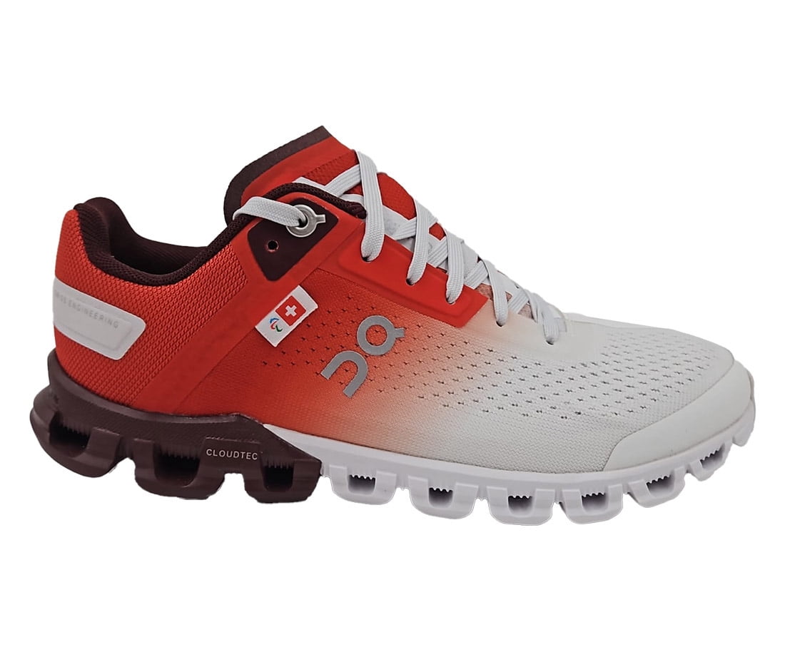 ON Cloudflow CH Paralympic 1 Womens Shoes Size 7, Color: Rust/White