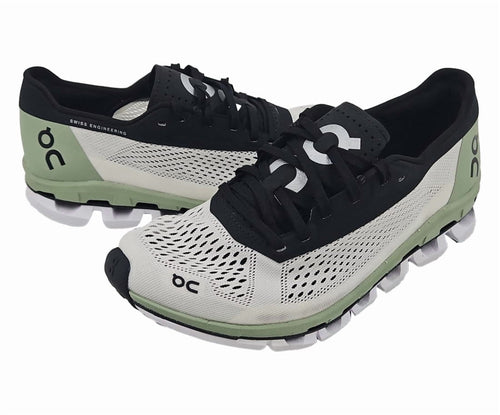 ON Cloudboom 1 Womens Shoes Size 9.5, Color: White/Black