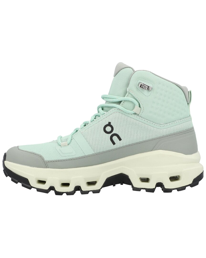On Running Cloudrock Mid Waterproof Canvas Sneaker, 8.5, Green