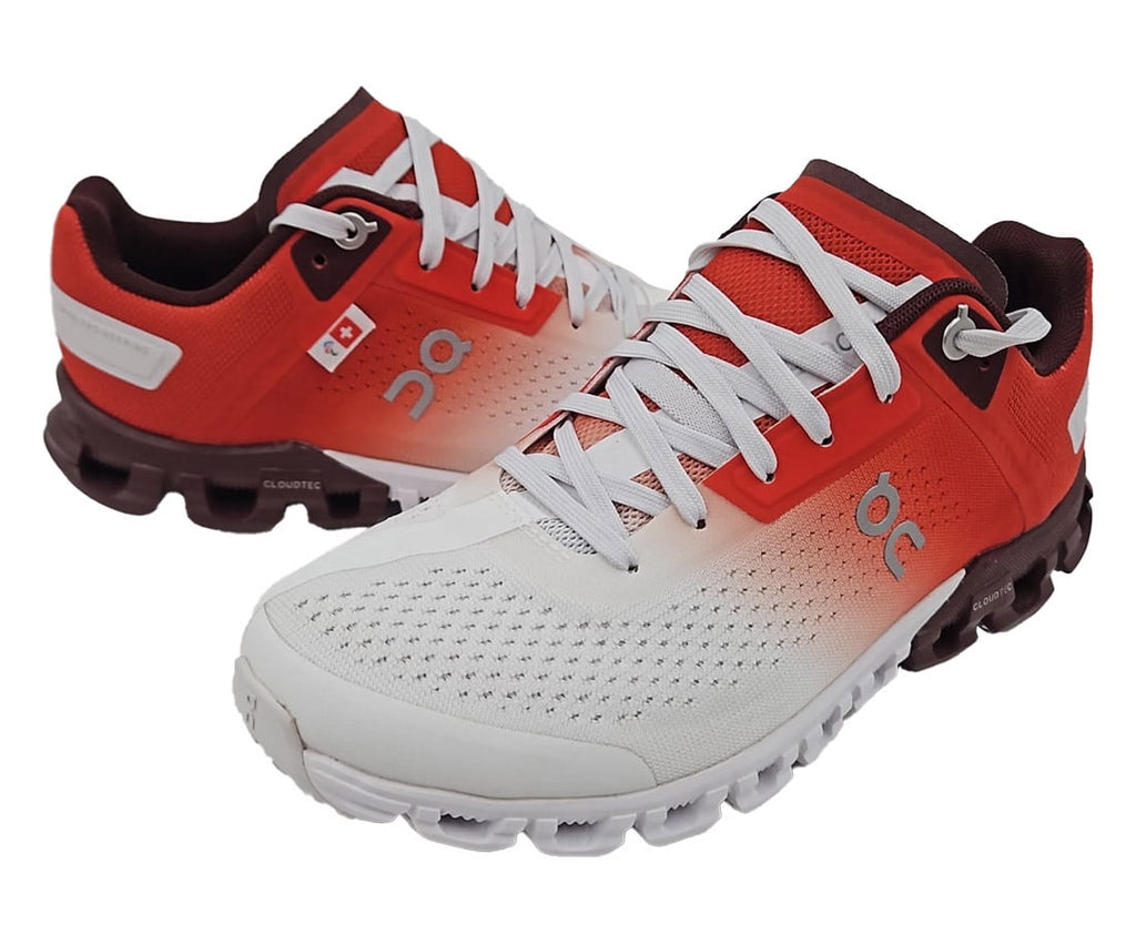 ON Cloudflow CH Paralympic 1 Womens Shoes Size 7, Color: Rust/White