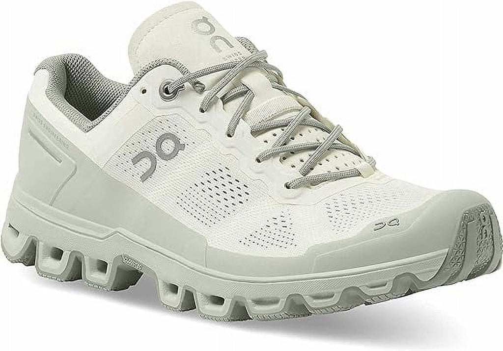 ON Cloudventure Womens Shoes Size 8, Color: White/Moss